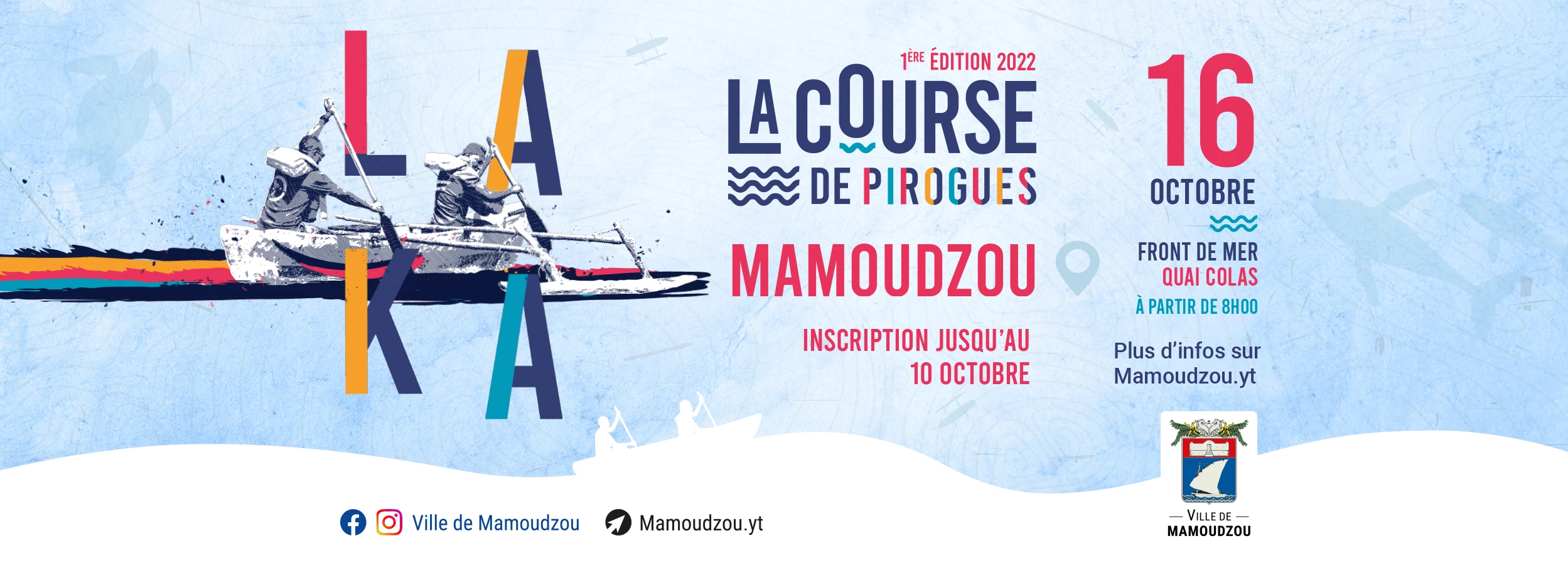 La course de pirogues - Première édition 2022