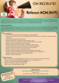 Referent.e ACM