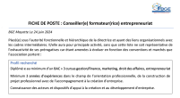 Conseiller(e) formateur(rice) entrepreneuriat