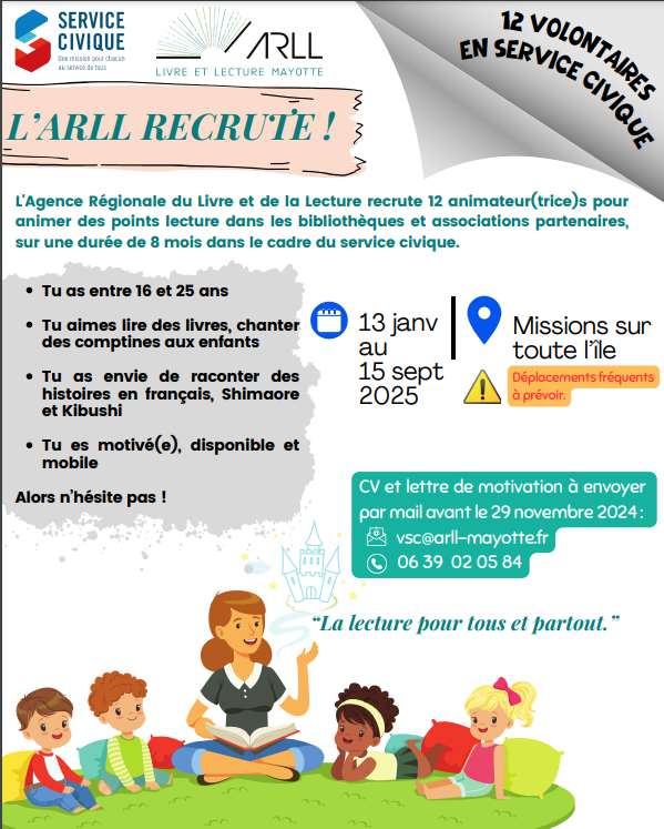 ARLL recrute !