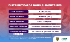 #CHIDO | Nouveau calendrier de distribution des bons alimentaires