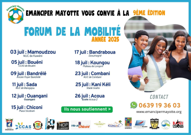 Forum de la Mobilité 2025 : Emanciper Mayotte vous donne rendez-vous en juillet